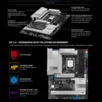 MSI Pro Z890-A WiFi ATX DDR5 Motherboard With Intel Z890 Chipset, Supports Intel® Core™ Ultra Processors (Series 2) LGA 1851 Socket, DDR5 9200+ MHz, PCIe 5.0, Wi-Fi 7, 5G LAN, Thunderbolt 4, AI Engine & EZ DIY Features - Image 7
