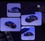 ASUS ROG Keris II Origin Wireless Gaming Mouse – Right-Handed Ergonomic, 65g, Tri-Mode Connectivity, 42K DPI, up to 127Hr Battery, ROG AimPoint Pro Sensor RGB 3-Zone Lighting 8000Hz Polling Rate Paracord PTFE Feet, Web-Based Configuration, PC/Mac Support | BLACK ~ 90MP04A0-BMAA00 - Image 2