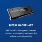 PNY GeForce RTX 5060 Ti 16GB GDDR7 OC Dual Fan GPU With NVIDIA Blackwell, DLSS 4, PCIe 5.0, 4608 CUDA® Cores, 2692 MHz Boost,  4K 480Hz / 8K 165Hz Support , STEALTH MODE - Image 4