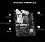 MSI B760M Gaming Plus WiFi DDR4 Motherboard – Intel 14th/13th/12th Gen Support, Wi-Fi 6E, 2.5G LAN, PCIe 4.0, Dual M.2, DDR4 5333+ MHz, Audio Boost, mATX, Core Boost Power Design  | 1 YEAR WARRANTY - Image 2