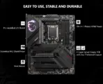 MSI MPG Z790 CARBON WIFI Gaming Motherboard With DDR5 7600+MHz OC Support, PCIe 5.0, 5x M.2, Wi-Fi 6E, 2.5G LAN, 19+1+1 Power Phases & Premium Cooling , Support Intel® Core™ 14th/ 13th/ 12th Gen Processors | OPEN BOX - Image 2