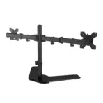 NB M042 Dual Desk Monitor Mount | Fits 17”-32” | 9kg Load per Screen | 360° Rotation | 90° Swivel | Adjustable Height & Tilt | VESA 75/100 | Matte Black Steel - Image 4