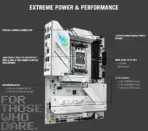ASUS ROG STRIX B850-A GAMING WIFI AMD AM5 B850 ATX Motherboard 14+2+2 power stages, DDR5 AEMP, 2.5G LAN, WiFi 7 with Q-Antenna, 4x M.2, PCIe 5.0, USB 20Gbps Type-C, AI Networking II, ASUS AI Advisor - Image 2