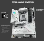 ASUS ROG STRIX B850-A GAMING WIFI AMD AM5 B850 ATX Motherboard 14+2+2 power stages, DDR5 AEMP, 2.5G LAN, WiFi 7 with Q-Antenna, 4x M.2, PCIe 5.0, USB 20Gbps Type-C, AI Networking II, ASUS AI Advisor - Image 5