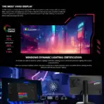 MSI MPG 242R X60N 24-inch FHD Rapid TN Gaming Monitor , 600Hz Refresh, 0.1ms GtG, AMD FreeSync Premium, VESA DisplayHDR 400, USB Hub, HDMI 2.1, DP 1.4, Type-C 98W PD | 6 MONTHS WARRANTY - Image 11