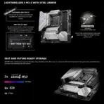MSI MPG B760M Edge Ti WiFi DDR5 mATX Motherboard – Intel 14th/13th/12th Gen, PCIe 5.0, 3x M.2 Gen4, Wi-Fi 6E, 2.5G LAN, DDR5 7800+(OC), Mystic Light RGB, Core Boost Power Design  | 1 YEAR WARRANTY - Image 5