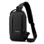 EZ EXP029 Multi-Use Black Sling Bag – Compact Crossbody Pack | Fashion, Wallet & Essentials – Unisex Everyday Bag