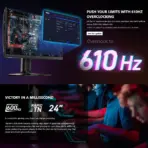 MSI MPG 242R X60N 24-inch FHD Rapid TN Gaming Monitor , 600Hz Refresh, 0.1ms GtG, AMD FreeSync Premium, VESA DisplayHDR 400, USB Hub, HDMI 2.1, DP 1.4, Type-C 98W PD | 6 MONTHS WARRANTY - Image 4