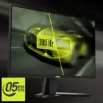 MSI MAG 255XF 25 inch FHD 300Hz Flat Gaming Monitor ; FHD (1920 x 1080) Rapid IPS Panel 0.5ms (GtG, Min.) ; Adaptive-sync ; AI Vision ; Less Blue Light ; DisplayPort 1.4a + 2 x HDMI™ 2.0b | Metallic Black ~ 6 MONTHS WARRANTY - Image 3