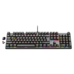 Meetion MK009 Pro Hot-Swap Mechanical Keyboard | 104-Key Anti-Ghosting, Red Switches, RGB Lighting, Metal Panel, Volume Knob, Macro Support, Type-C, 50M Keystrokes - Image 3