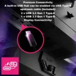 MSI MPG 322URX QD-OLED 32-inch 4K UHD 240Hz Flat Gaming Monitor – QD-OLED Panel, 0.03ms GtG, DisplayHDR True Black 400, HDMI 2.1, DP 2.1a, OLED Care 2.0, Height & Pivot Adjustable | 6 MONTHS WARRANTY - Image 9