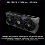 MSI GeForce RTX 5090 32G GAMING TRIO OC Graphics Card – 512-bit 32GB GDDR7, 2497 MHz Extreme,  NVIDIA Blackwell Architecture, DLSS 4, 28Gbps, TRI FROZR 4 Cooling, 575W, HDMI 2.1b, DisplayPort 2.1b, PCIe 5.0, 1000W PSU Required | BLACK  | 1 YEAR WARRANTY - Image 2