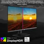 MSI MPG 272URX QD-OLED 27" UHD Gaming Monitor With 240Hz Refresh, 0.03ms Response, DisplayPort 2.1a, HDMI 2.1, OLED Care 2.0, HDR True Black 400, G-Sync Compatible , Adjustable Stand (Tilt, Swivel, Pivot, Height)  ~ 6 MONTHS WARRANTY - Image 5