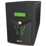 NCTS QSTROM PRO 3000VA/1800W Line Interactive UPS with AVR, Simulated Sinewave Output, Fast Recharge, Full Protection, LCD Display, 12V 9A x4 Batteries , Off-Mode Charging & Generator Compatibility for Personal Computers - Image 3