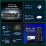 ASUS Prime GeForce RTX 5070 12GB GDDR7 OC Edition With Triple Axial-Tech Fans – AI-Driven Power 988 TOPs , 2587MHz OC Mode , 6144 CUDA Cores, 2.5-Slot SFF Design,  Dual BIOS, DLSS 4, Reflex 2, Blackwell Architecture - Image 3