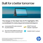HP OmniBook X Flip AI PC Intel® Core™ Ultra 7 256 Intel® AI Boost (47 NPU TOPS) | 16GB DDR5x RAM ; 1TB NVMe SSD | Intel® Arc™ | 16 inch 2K IPS TouchScreen Display | Backlit Keyboard | Windows 11 |  16-as0023dx Eclipse Gray - Image 12