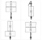 NB M063 Dual Monitor Vertical Desk Mount | 10"-27" | 800mm Height | 360° Rotation | ±90° Swivel | +45°/-45° Tilt | VESA 75/100 | Steel Clamp Mount - Image 4