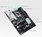 ASUS Z790 MAX GAMING WIFI7 ATX Motherboard, LGA1700, 4 x DIMM DDR5 7200MHz OC, PCIe 5.0 x16, 3× M.2 Gen4, WiFi 7, USB 20Gbps Type-C, HDMI 2.1, Intel 14th/13th/12th Gen - Image 4