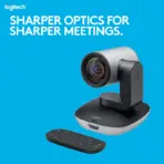 Logitech PTZ Pro 2 Full HD 1080p Video Camera With 10x Lossless Zoom, 260° Pan, 130° Tilt, Autofocus, Remote Control & Mount , USB Plug-And-Play, Multi-App Compatibility , Windows / macOS  - Image 2