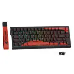 Attack Shark X68 Pro HE Mechanical Keyboard – 68 Keys, Magnetic Switches, Tri-Mode, Rapid Trigger 0.01mm, 8K Polling, Hot-Swap, RGB Backlight, 5000mAh,  Black & Red Contour - Image 2