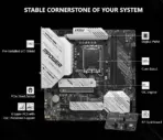 MSI Z790MPOWER DDR5 mATX Motherboard - LGA1700 For Intel 14th/13th/12th Gen - PCIe 5.0 - Wi-Fi 6E - 2.5G LAN - DDR5 8000MHz OC - M.2 Shield Frozr - OC Engine -Audio Boost  | 1 YEAR WARRANTY - Image 2