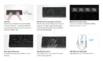 A4ech FGS1035Q 2.4G Wireless & Keyboard Mouse Set - Quiet Key Keyboard + Silent Clicks Mouse Set  - 2.4GHz Wireless - 1200-1600-2000 DPI - Right-Handed Fit Mouse - Multimedia Hot Keys - Dark Grey  - Image 7