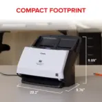 Canon imageFORMULA DR-M160II Desktop Sheet Fed Scanner With 120ipm Duplex Scanning, 75-Sheet ADF, 600dpi Optical Resolution, USB 2.0 Interface, Windows & Mac Compatible | DR-M160II - Image 9