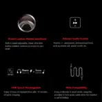 BLOODY MH390 Bluetooth v5.3 Gaming Headset, 40mm Hybrid Driver, M.O.C.I. Dome Tech, 35H Playtime, ENC Mic, 10m Range, 3.5mm Wired Mode, USB-C Fast Charge,, Foldable Design | BLACK - Image 3