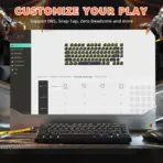 ATTACK SHARK R82 HE 75% Wired Magnetic Gaming Keyboard With 8000Hz Polling Rate, 0.005mm Rapid Trigger Accuracy, 256KHz Scan Rate, 5-Layer Sound Damping, And RGB Backlight | BLACK - Image 7