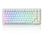 Attack Shark X82 Pro HE White Mechanical Keyboard – 82 Keys, Magnetic Switches, Tri-Mode, RGB, Rapid Trigger 0.01mm, 8000Hz Polling, Hot-Swap, 5000mAh Battery - Image 2