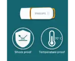 PHILIPS 128GB USB 3.0 Flash Drive Snow Edition, SuperSpeed Data Transfer, LED Indicator, Protective Cap, Pocket Size Memory Key | FM12FD75B/97 - Image 2