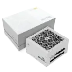 Segotep MU-750G 750W PSU Kunlun 80 Plus Gold Certification ATX 3.0 & PCIe 5.0 Full Modular Power Supply Active PFC FDB Fan LLC Pro + DC-DC Framework – WHITE - Image 3