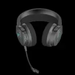 bloody GR370 GAMING WIRELESS HEADSET - 3 Mode Connectivity ① 2.4GHz Wireless ② Bluetooth v5.3 ③ 3.5mm Wired Audio - Noise Cancelling Uni-Directional Mic - 7 Color Backlit - Up to 12m Operating Range - Sports Black - Image 4