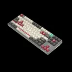 BLOODY S87 PIXELS RED TKL Gaming Keyboard – 87 Keys, RGB, Red BLMS Switch, Hot-Swappable, White Backlit, 4M Onboard Memory, PBT Keycaps, N-Key Rollover, Wired USB - Image 4