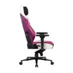 APEX SEAT TOKYO-GT Gaming Chair : Pro Racing Throne With Leather+Velvet+Suede Shell , 4D Armrest ,  Frog Mechanism & Class-4 Gas Lift , 90–141° Recline, 160 Kgs Max , Lumbar Pillow and Magnetic Headrest Included | WHITE & MAGENTA VARIANTS ~ AP-2108R - Image 22