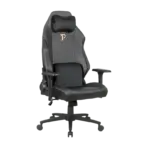 APEX SEAT SLENDERMAN Gaming Chair With PU Leather + Velvet + Suede Upholstery ,  90–155°  Recline , 2D Armrests,  Class 4 Gas Lift, Metal Frame , Memory Foam  , Backrest Cushion & Magnetic Headrest Included | SLEEK BLACK ~ AP-2155 - Image 16