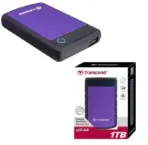Transcend 2TB StoreJet Portable External Hard Drive USB 3.0 , Encryption Enabled , Slip & Shock Resistant Outer Shell 25H3 Military-grade , Windows Mac & Linux | Purple TS2TSJ25H3P - Image 8