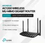 TP-Link Archer A6 AC1200 Dual-Band Gigabit Router – MU-MIMO | Beamforming | OneMesh | 4 High-Performance Antennas | Up to 1200Mbps WiFi Speed for Smooth 4K Streaming & Gaming
