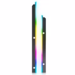 ASIAHORSE X-ATX ARGB LED Strip for Motherboards – 28 Addressable RGB LEDs, 5V 3-Pin Aura Sync Compatible, Flexible Light Bar for ATX PC Builds (Black)