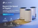 TPLINK DECO XE75 PRO AXE5400 V3 Tri-Band Mesh Wi-Fi 6E System (3-Pack), 2.5G Port, 6GHz, AI Mesh, Up to 7200 ft² Coverage, Connect 200 Devices, HomeShield Security