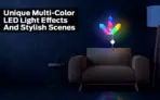 Smart 3D LED RGB Wall Lights, Smart RGBIC Hexagon Shape Lights 20 Cm Each  – App Control  Or Remote Control – Music Sync – For Gaming Room Streaming , Gaming Setup, Home Décor , (6 Panels / Pack) - Image 6