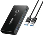 UGREEN KVM SWITCH USB 2.0 SHARING SWITCH 2 IN 4 OUT 480MB