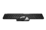 A4TECH FB2535C Fstyler Wireless Keyboard Mouse Combo – 2.4G & Bluetooth, Compact, Rechargeable, Smartphone Cradle, Multi-Device, 2400 DPI Mouse – Black - Image 3