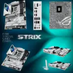 ASUS ROG STRIX Z890-A GAMING WIFI Z890 LGA 1851 ATX Motherboard, Intel® Core™ Ultra Series 2 Ready, Advanced AI PC-ready, 16+2+1+2 stages, DDR5, WiFi 7, 2.5G, 5x M.2, Thunderbolt™ 4, USB Type-C, AI OC | SLIVER  - Image 10