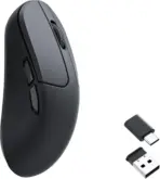 Keychron M3 Mini Wireless Mouse With 1K Polling Rate | PixArt 3395 Sensor | 26,000 DPI | Bluetooth 5.1 / 2.4GHz / Wired | Lightweight 55g | RGB | Huano Switches | Windows & macOS | BLACK  M3M-A1 - Image 10