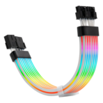 ASIAHORSE 18AWG 2x8 Pin ARGB Strimmer Extension Cable – Black, 5V 3-Pin Sync, Male-to-Female GPU Cable with Tinned Terminals, Flat Extension Design, Premium Aesthetic Upgrade - Image 4