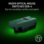 Razer DeathAdder V4 Pro Ultra-Lightweight 56g Wireless Esports Mouse With 45K DPI Focus Pro Sensor, 8K Hz HyperPolling, Optical Scroll Wheel, Gen-4 Switches, 150h Battery | WHITE - Image 7