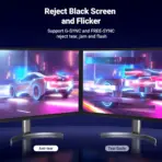 UGREEN VESA Certified 8K DisplayPort Cable , DP 1.4 Cable Displayport to Displayport Cable Support 8K@60Hz, 4K@240Hz, FreeSync, G-Sync, HDR, 32.4Gbps for HDTVs, Displays, Monitors, Graphics, PC | 3 Meters Braided Cable Black  - Image 2