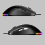 Fantech VX9S Kanata Wired Gaming Mouse, RGB Lighting, 60 IPS Speed, 20G Acceleration, A725F Chipset, Adjustable 400-7200 DPI, Huano 10 Million Switch, White | VX9S-BLACK - Image 8