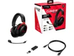 HyperX Cloud III Wireless – Gaming Headset for PC, PS5, PS4, up to 120-hour Battery, 2.4GHz Wireless, DTS Spatial Audio, 53mm Angled Drivers, Memory Foam, Durable Frame, 10mm Microphone, Black/Red - Image 13